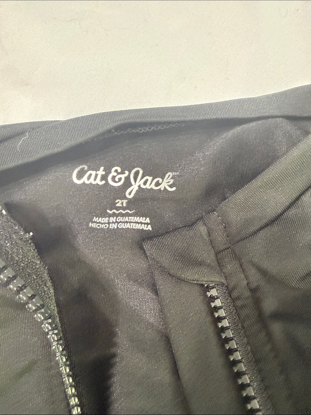 Cat & Jack Black Rash Guard - Picture 2 of 3